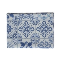 TOVAGLIA CARTA A SECCO 100X100 MAIOLICHE BLU                        