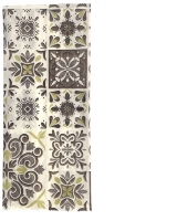 BUSTE PORTAPOSATE BIANCA DEC. MAIOLICA MARRONE 50 PZ. + TOV. 2 VELI 