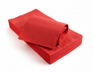 TOVAGLIA TNT  100X100 ROSSO    25/100                               