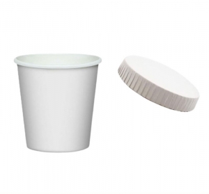 COPERCHI IN CARTA X BICCH. BEVANDE CALDE 75 ML. PZ.50 (2,5 OZ.)     