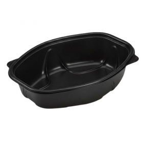 CONTENITORE ROSTOBOX NERO X POLLO PZ.50  2600 CC.26X20X11,5H.       
