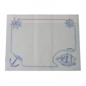 TOVAGLIETTE 30X40 STAMPA DECORO MARE PZ.500                         