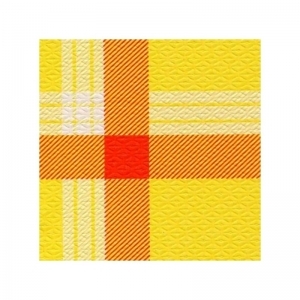 TOVAGLIETTE 30X40 SCOZZESE  PZ. 500 GALLES GIALLO                   