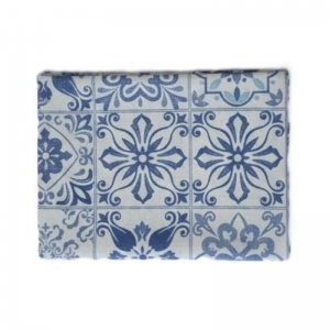 TOVAGLIOLI CARTA A SECCO  40X40 PZ.50 MAIOLICHE BLU                 