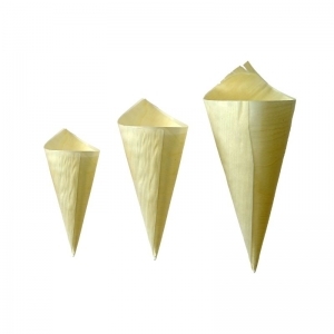 CONO IN LEGNO  MEDIO   PZ.50 H. CM 18                               