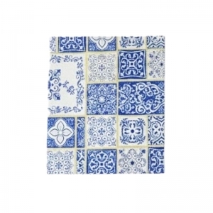 TOVAGLIETTE 30X40  PZ. 500 MAIOLICA BLU                             