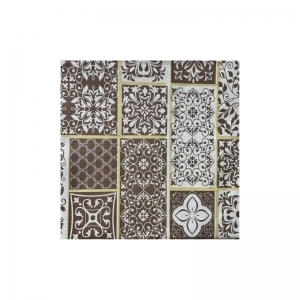 TOVAGLIETTE 30X40  PZ. 500 MAIOLICA MARRONE                         