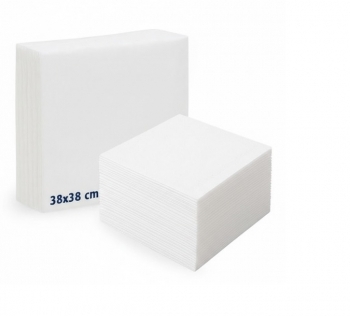 TOVAGLIOLI 38X38 2 V. PZ.40 BIANCO PUNTA PUNTA                      