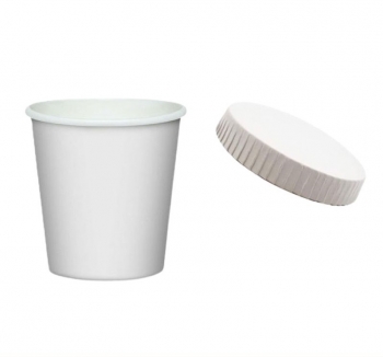 COPERCHI IN CARTA X BICCH. BEVANDE CALDE 75 ML. PZ.50 (2,5 OZ.)     