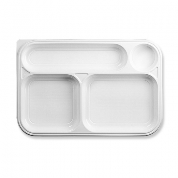 VASSOIO 4 SCOMPARTI MONOUSO PZ. 50                                  