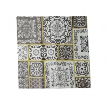 TOVAGLIETTE 30X40  PZ. 500 MAIOLICA GRIGIO                          