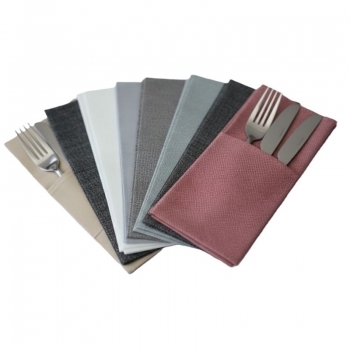 TOVAGLIOLI PORTAPOSATE 40X32 TASCA PZ.50 JERSEY BORDEAUX AIRLAID    